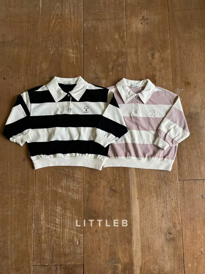 Littleb - Korean Children Fashion - #discoveringself - Collar Sweatshirt
