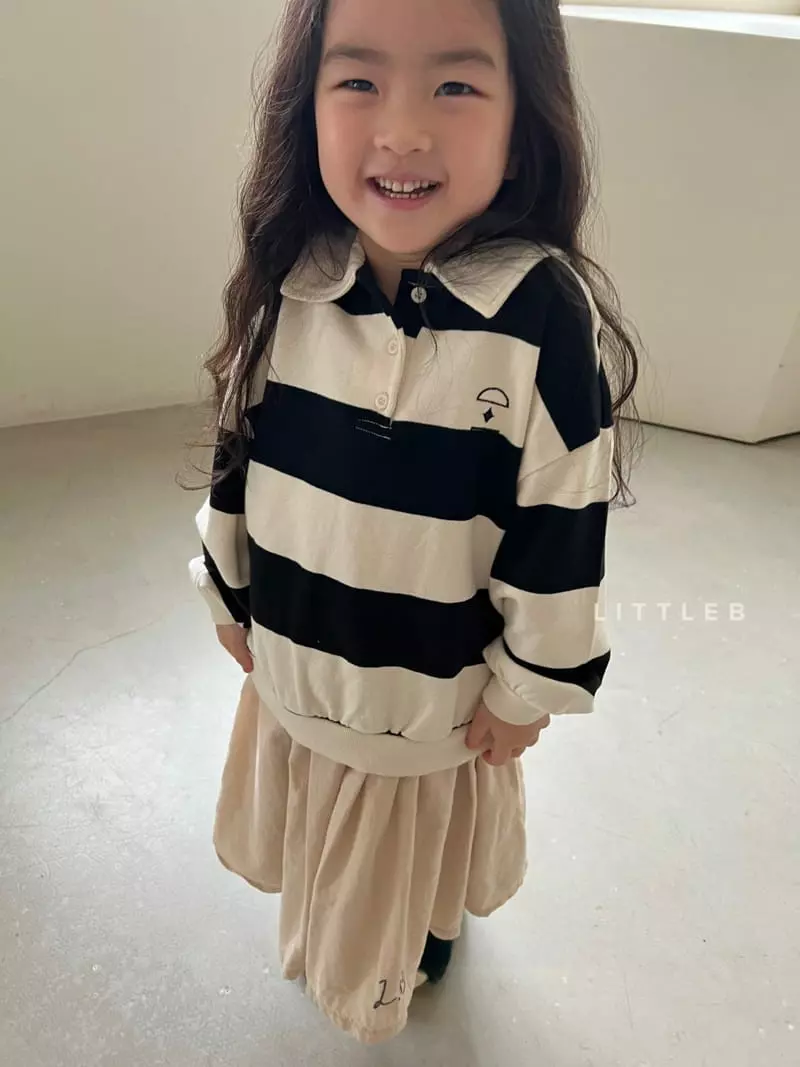 Littleb - Korean Children Fashion - #magicofchildhood - Collar Sweatshirt - 8