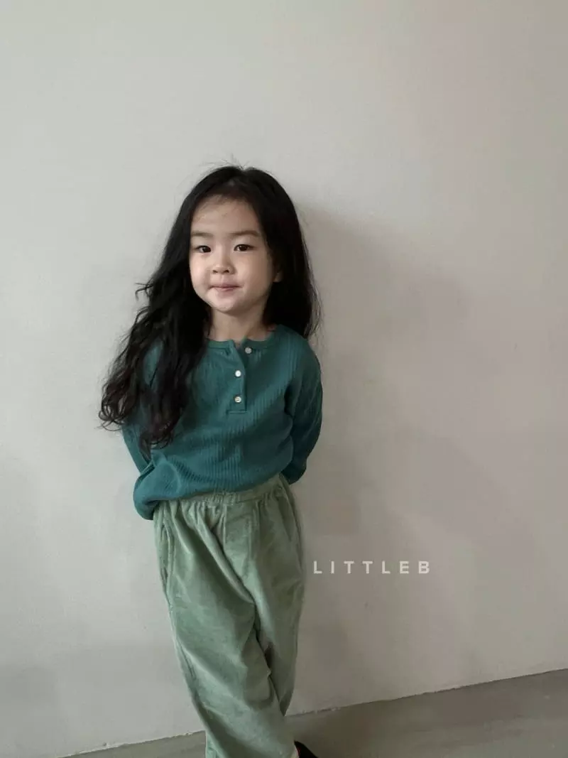 Littleb - Korean Children Fashion - #todddlerfashion - Blan Tee - 12