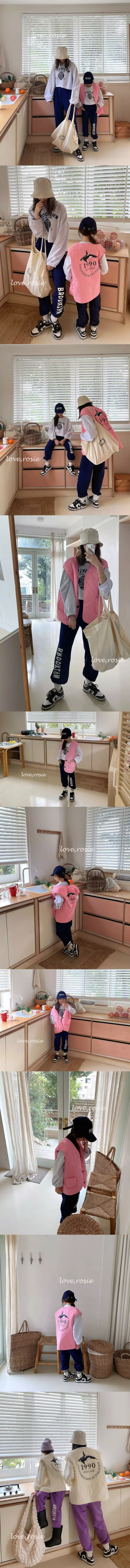 Love Rosie - Korean Children Fashion - #childofig - Dolphin Quilting Vest - 3