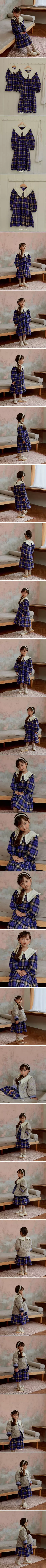 Loveplain - Korean Children Fashion - #designkidswear - Purple Check One-piece
