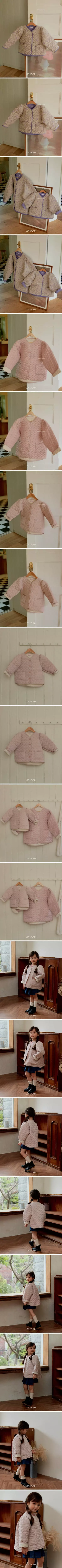 Loveplain - Korean Children Fashion - #discoveringself - Purple Heart Quilting Jumper
