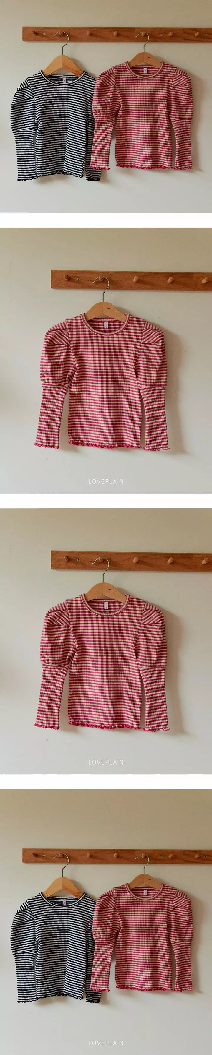 Loveplain - Korean Children Fashion - #minifashionista - Mini Stripes Tee