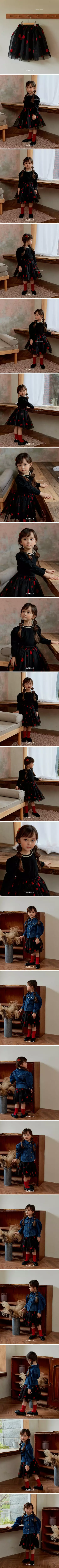 Loveplain - Korean Children Fashion - #stylishchildhood - Heart Sha Skirt