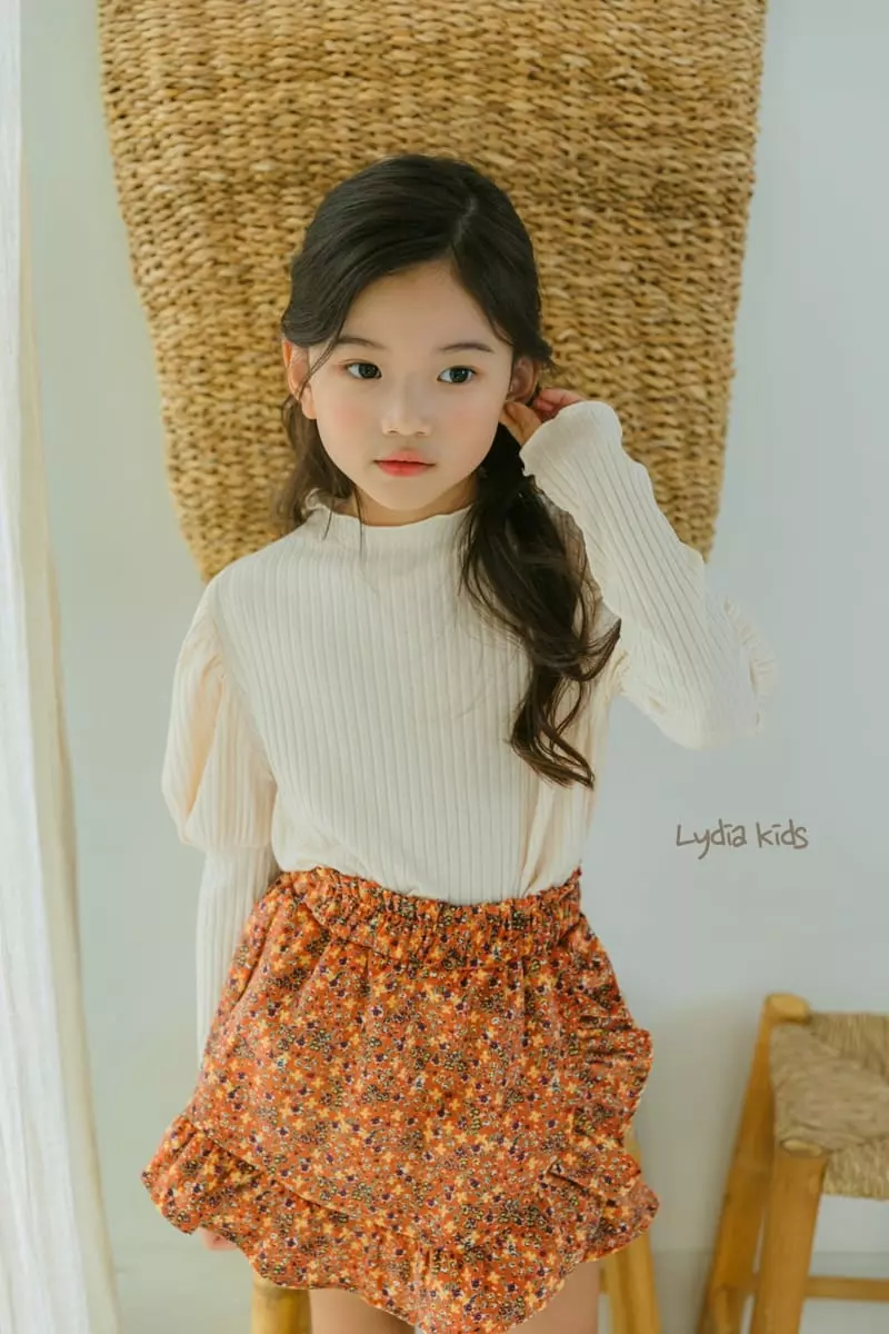 Lydia - Korean Children Fashion - #childofig - Flower Skirt Pants