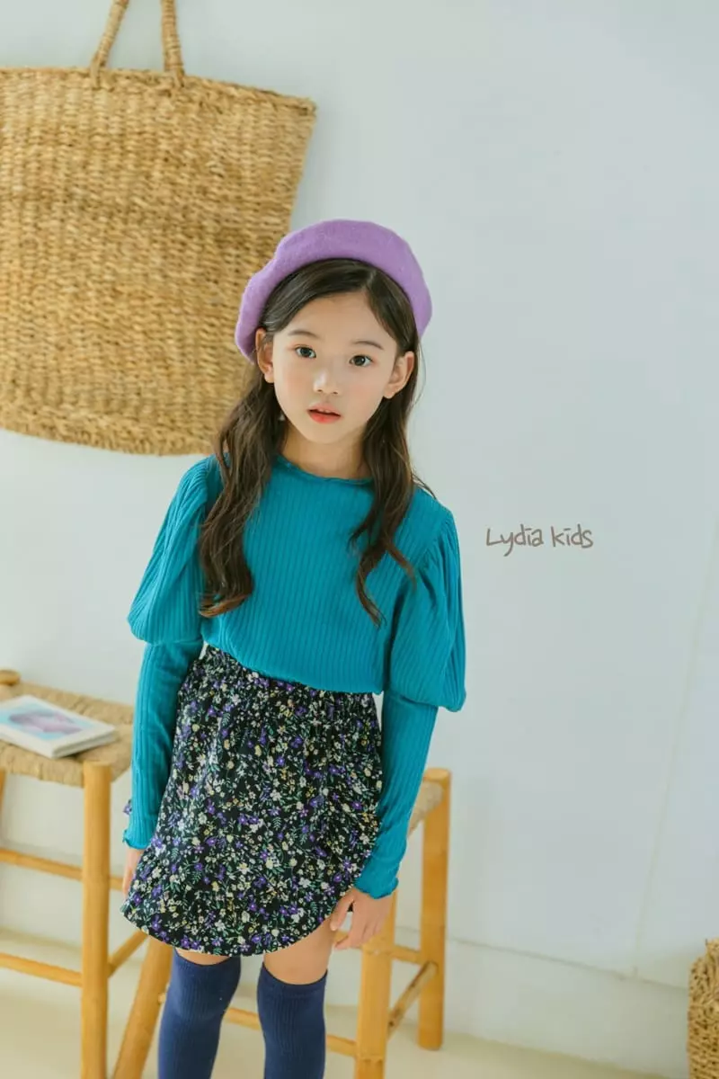 Lydia - Korean Children Fashion - #childofig - Flower Skirt Pants - 2