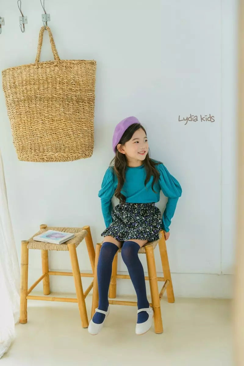 Lydia - Korean Children Fashion - #childrensboutique - Flower Skirt Pants - 4