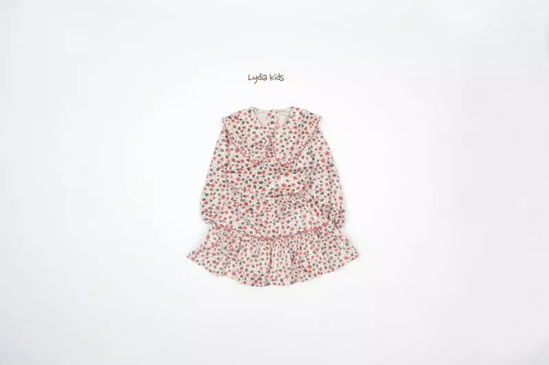 Lydia - Korean Children Fashion - #discoveringself - Ore Gano Flowet Set - 11