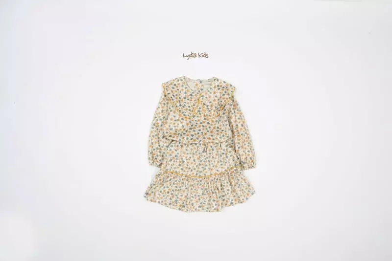 Lydia - Korean Children Fashion - #fashionkids - Ore Gano Flowet Set - 12