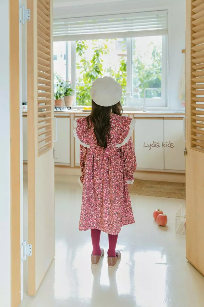 Lydia - Korean Children Fashion - #fashionkids - Flower Frill One-piece - 7
