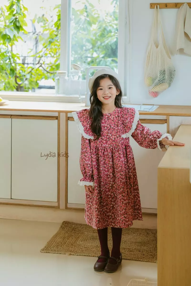 Lydia - Korean Children Fashion - #kidsshorts - Flower Frill One-piece - 8