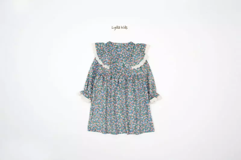 Lydia - Korean Children Fashion - #kidzfashiontrend - Flower Frill One-piece - 10