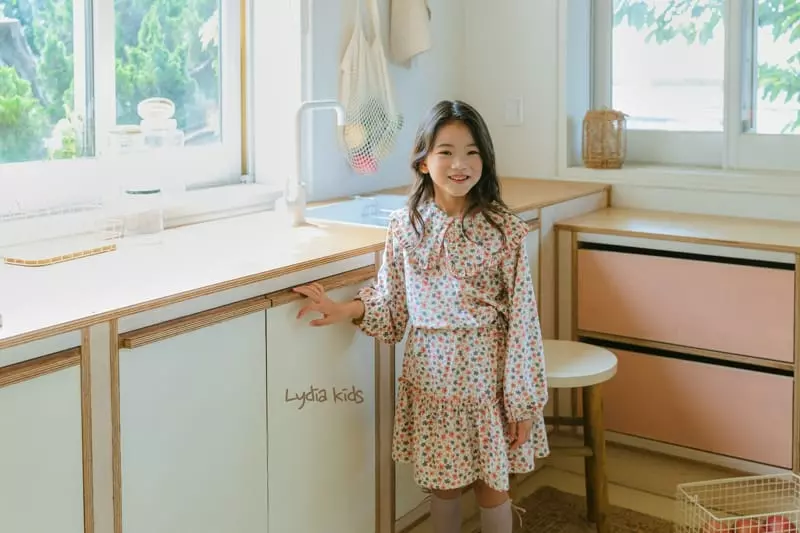 Lydia - Korean Children Fashion - #littlefashionista - Ore Gano Flowet Set