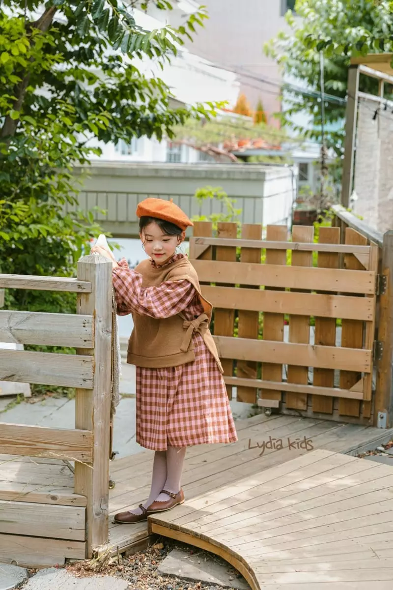 Lydia - Korean Children Fashion - #minifashionista - Check One-piece - 10
