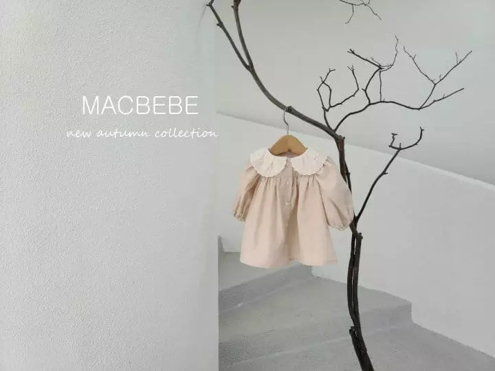 Mac - Korean Baby Fashion - #babyboutique - Embroidery Collar One-piece - 10