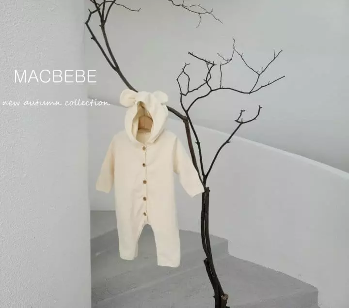 Mac - Korean Baby Fashion - #babyboutique - Zoo All In One Bodysuit - 4