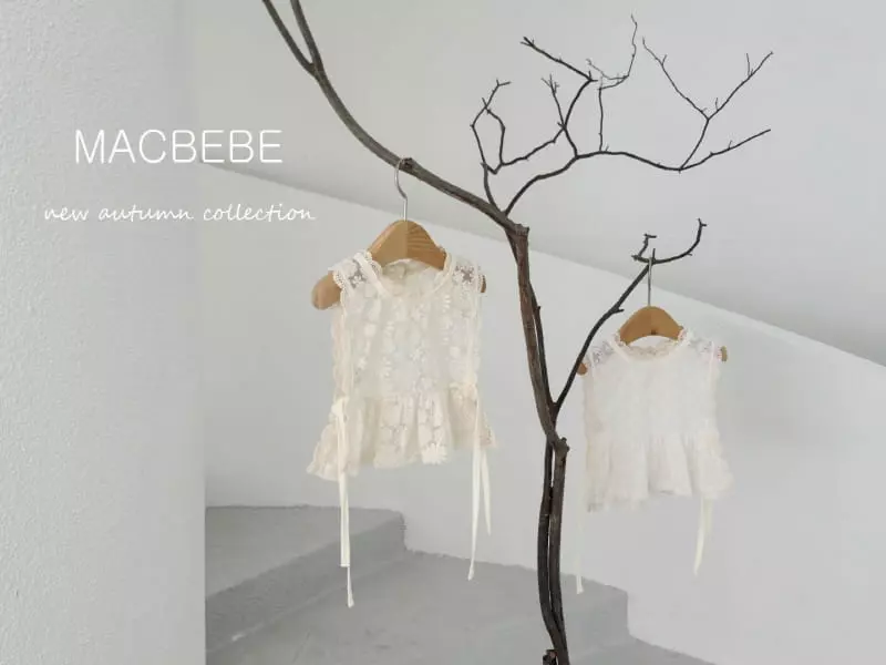 Mac - Korean Baby Fashion - #babyoninstagram - Lace Vest