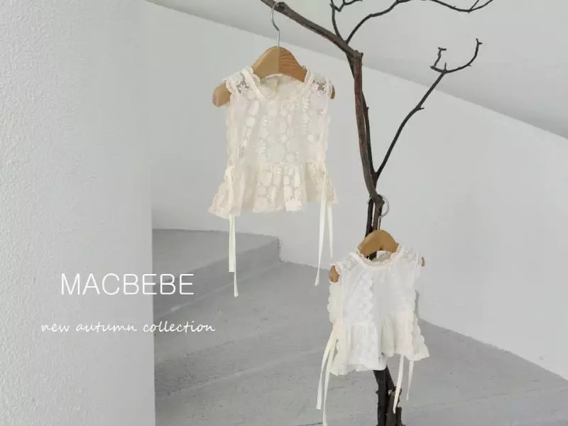 Mac - Korean Baby Fashion - #babyootd - Lace Vest - 2