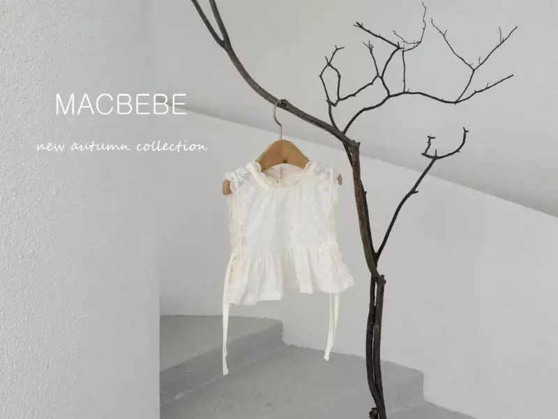Mac - Korean Baby Fashion - #babyoutfit - Lace Vest - 3