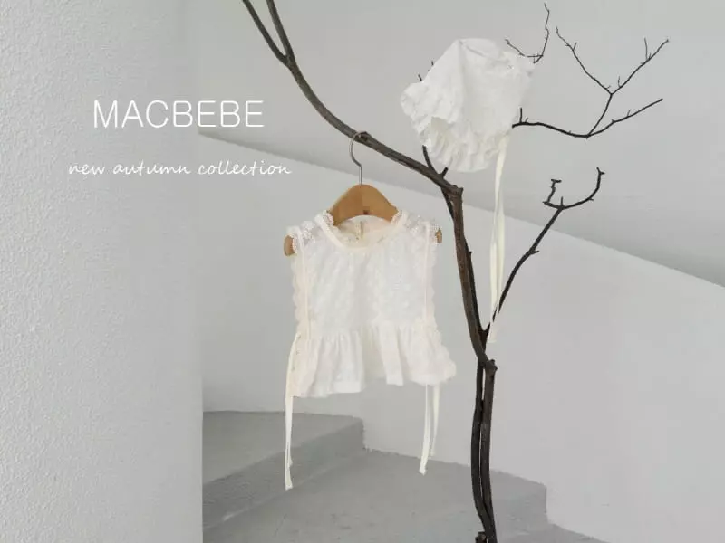 Mac - Korean Baby Fashion - #babyoutfit - Lace Vest - 4