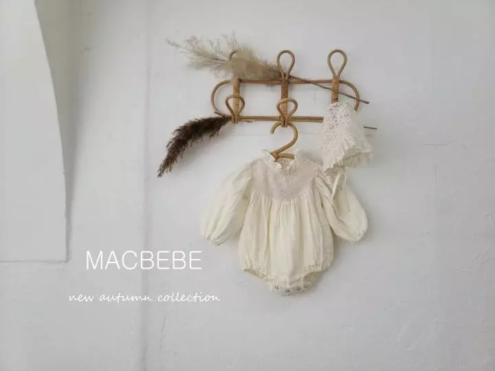 Mac - Korean Baby Fashion - #babyoutfit - Yoru Frill Bodysuit - 4