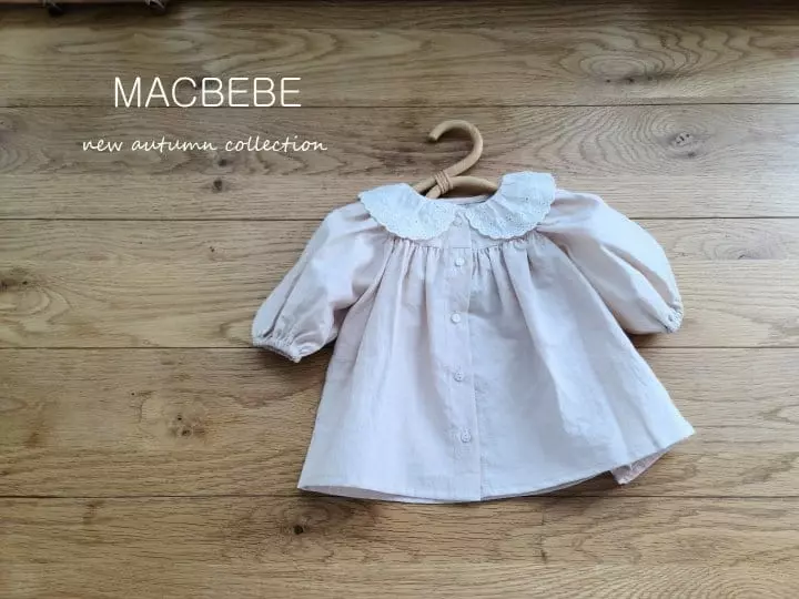 Mac - Korean Baby Fashion - #babywear - Embroidery Collar One-piece - 6