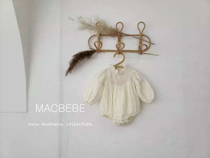 Mac - Korean Baby Fashion - #babywear - Yoru Frill Bodysuit - 5