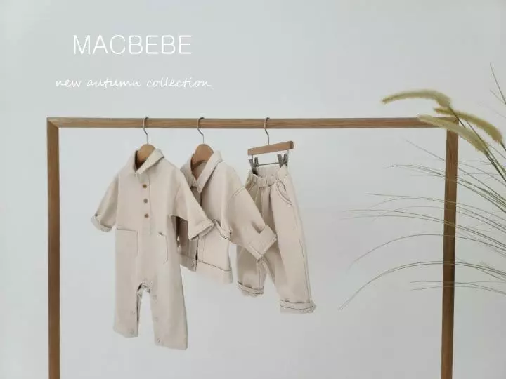 Mac - Korean Baby Fashion - #smilingbaby - All In One Denim Bodysuit - 6