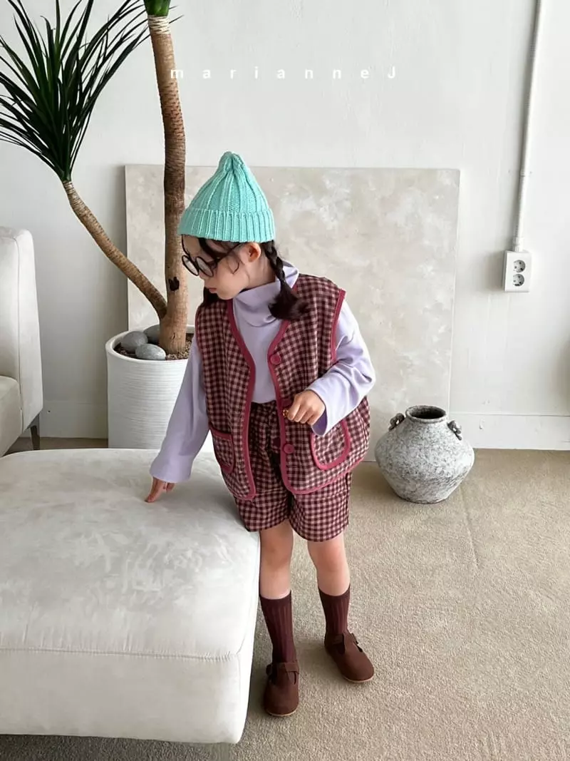 Mariannej - Korean Children Fashion - #Kfashion4kids - Rib Mare Vest - 7