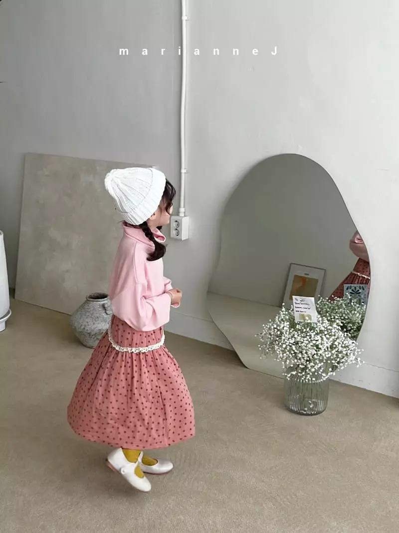 Mariannej - Korean Children Fashion - #childofig - Lace Long Skirt - 3