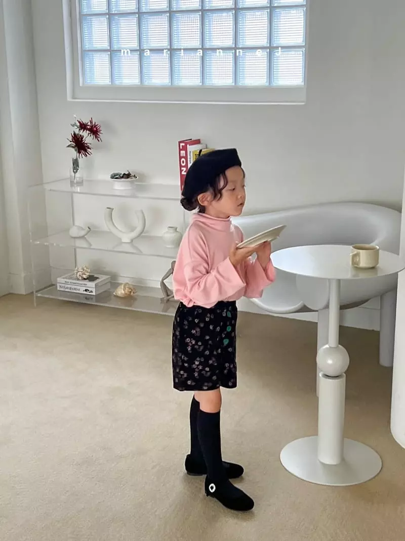 Mariannej - Korean Children Fashion - #childofig - Rib Flower Pants - 2