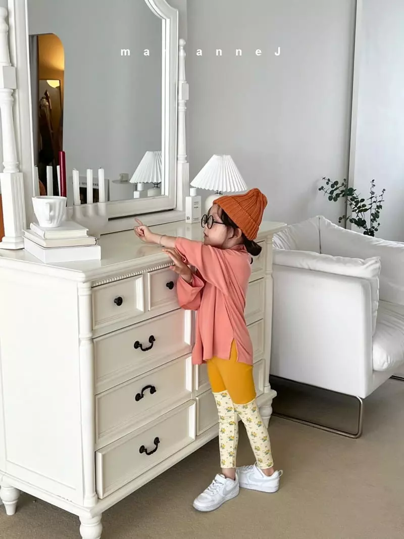 Mariannej - Korean Children Fashion - #childofig - Flower Leggings - 10