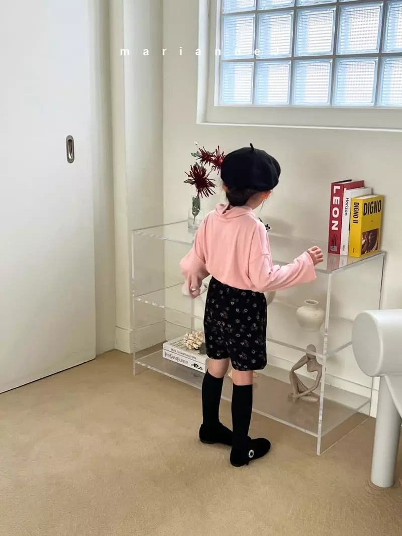 Mariannej - Korean Children Fashion - #childofig - Rib Flower Pants - 4