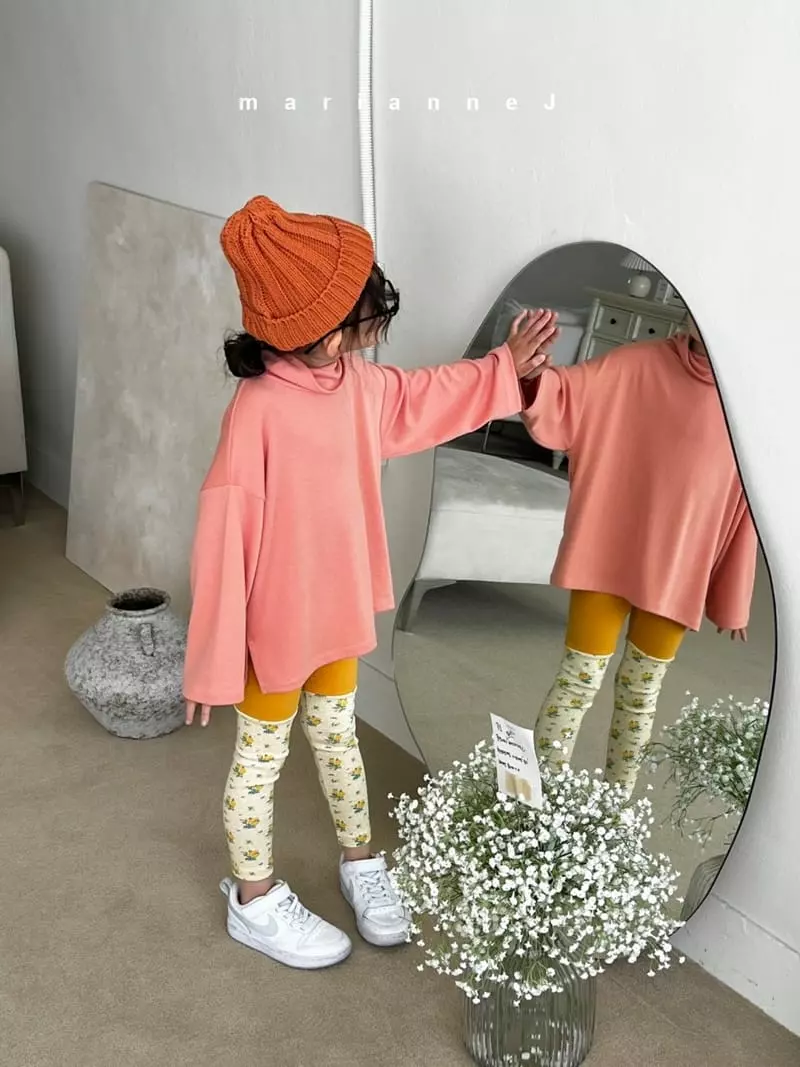Mariannej - Korean Children Fashion - #fashionkids - Marlang Turtleneck Tee - 2