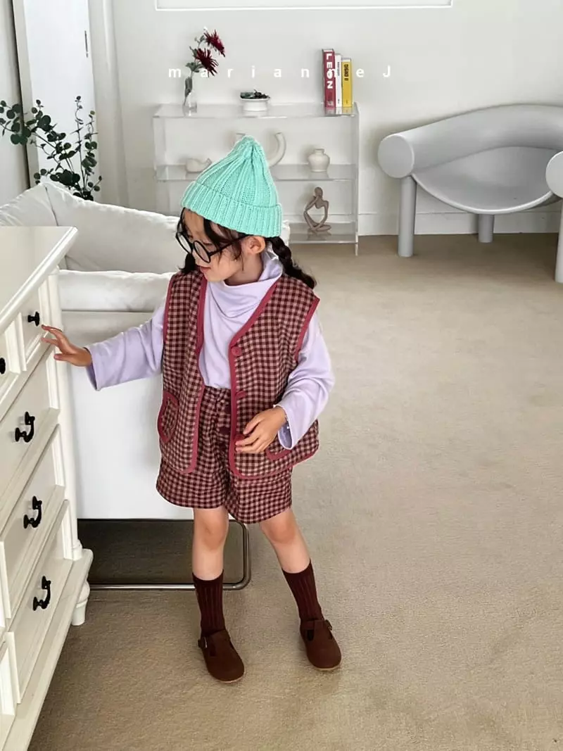 Mariannej - Korean Children Fashion - #kidsshorts - Rib Mare Pants - 5