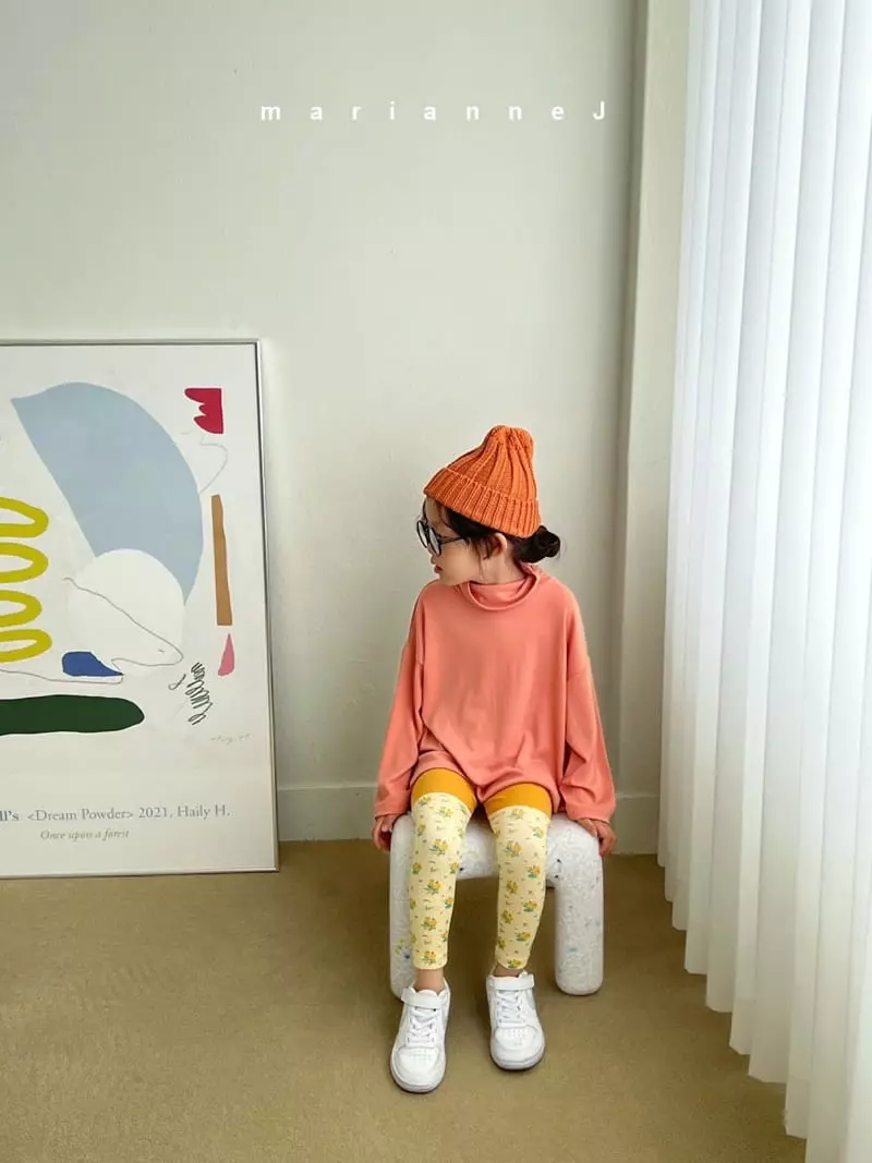 Mariannej - Korean Children Fashion - #kidsshorts - Marlang Turtleneck Tee - 4