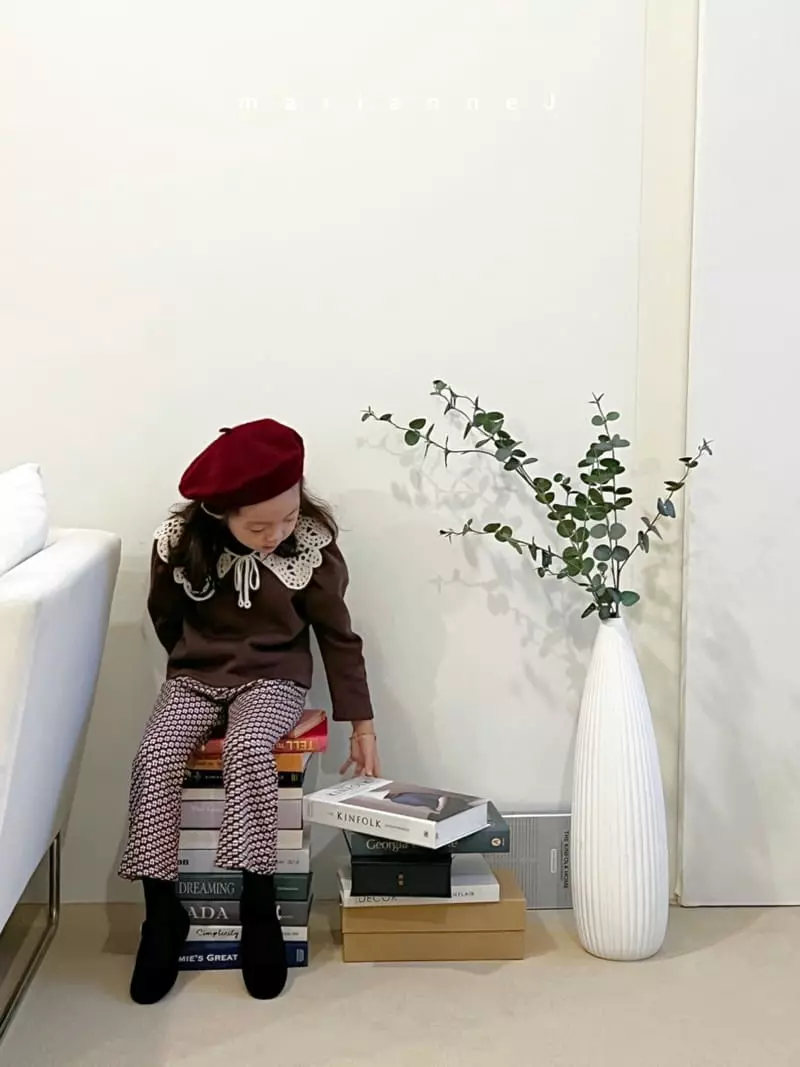 Mariannej - Korean Children Fashion - #kidsstore - Celin Jacqaurd Pants - 3