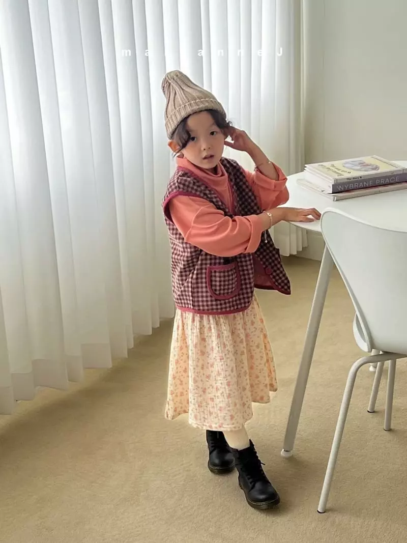 Mariannej - Korean Children Fashion - #kidzfashiontrend - Rib Mare Vest - 6