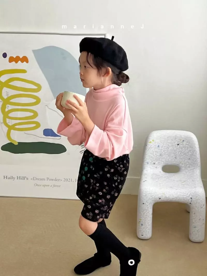 Mariannej - Korean Children Fashion - #littlefashionista - Rib Flower Pants - 12