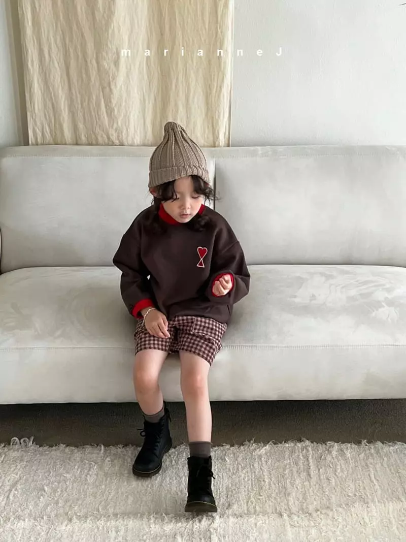 Mariannej - Korean Children Fashion - #littlefashionista - Hear Embroidery Sweatshirt - 5