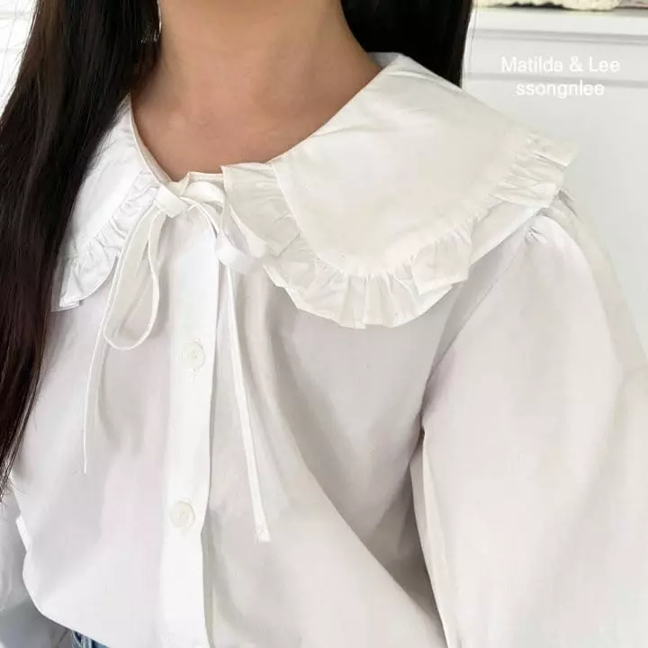 Matilda & Lee - Korean Children Fashion - #childofig - Collar Blouse - 6