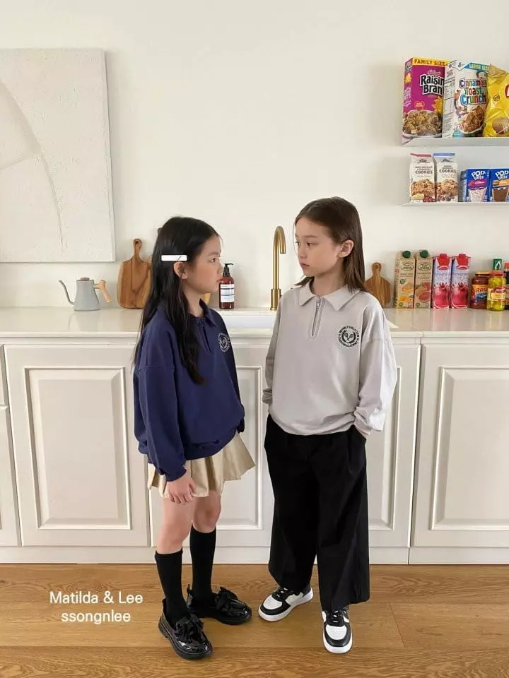 Matilda & Lee - Korean Children Fashion - #childofig - Tennis Collar Tee - 5