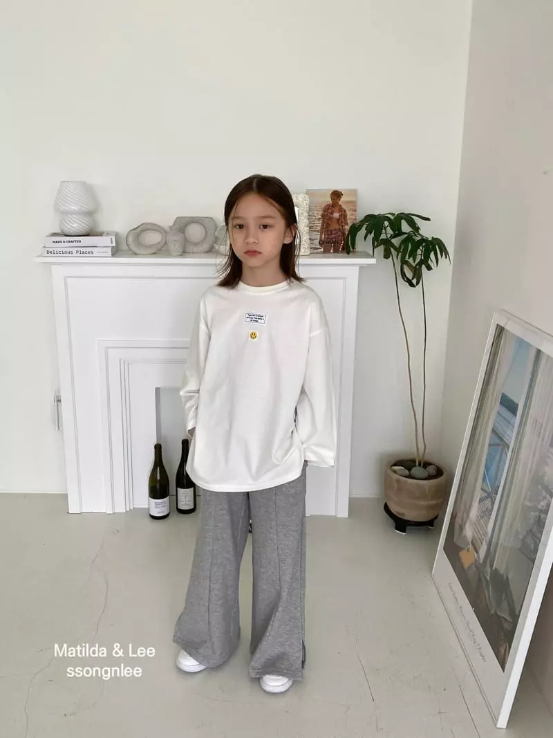 Matilda & Lee - Korean Children Fashion - #stylishchildhood - Slit Wide Pants - 4