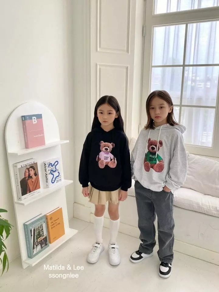 Matilda & Lee - Korean Children Fashion - #childrensboutique - Bear Hoody - 3