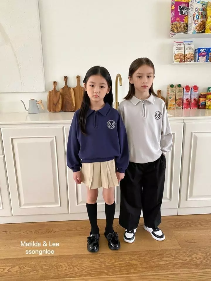 Matilda & Lee - Korean Children Fashion - #childrensboutique - Tennis Collar Tee - 6