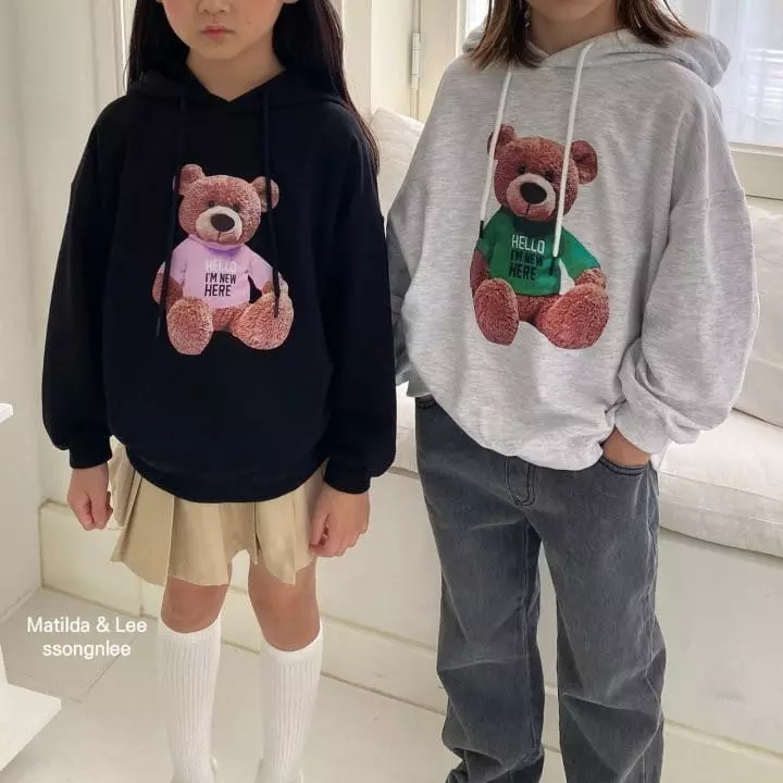 Matilda & Lee - Korean Children Fashion - #childrensboutique - Bear Hoody - 4