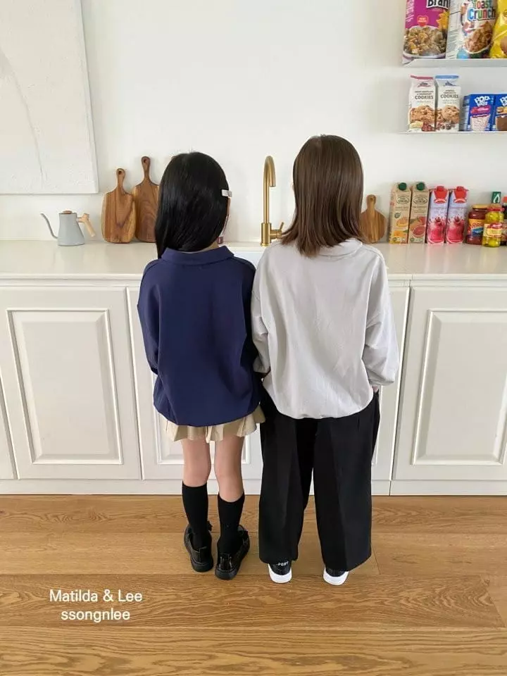 Matilda & Lee - Korean Children Fashion - #designkidswear - Tennis Collar Tee - 7