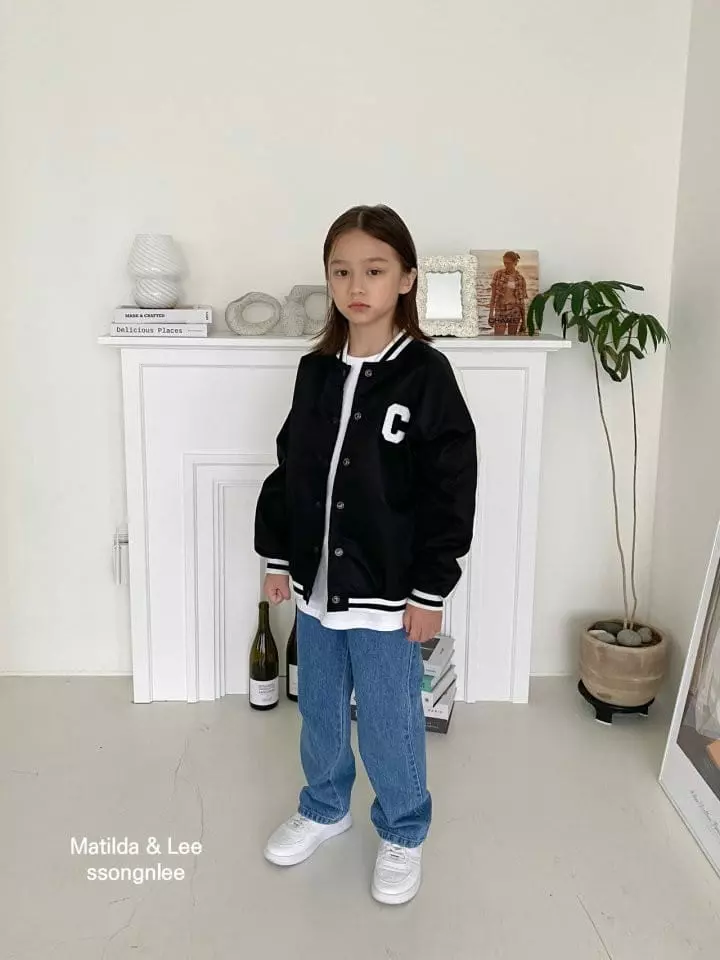 Matilda & Lee - Korean Children Fashion - #designkidswear - C Baseball Jumper - 4