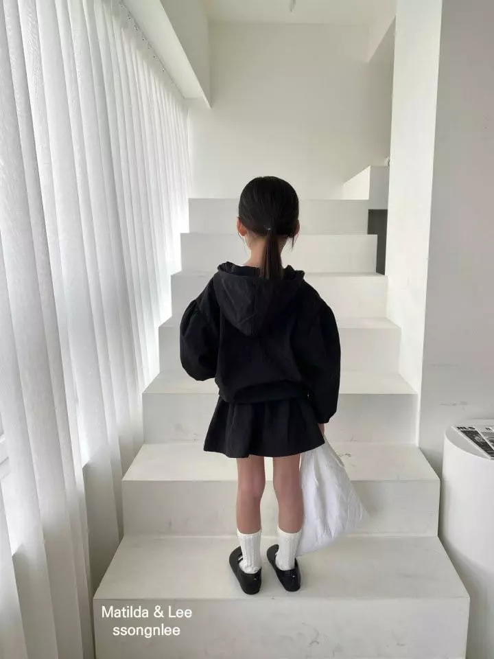 Matilda & Lee - Korean Children Fashion - #discoveringself - Hoody Shirring Windbreaker Jacket - 2