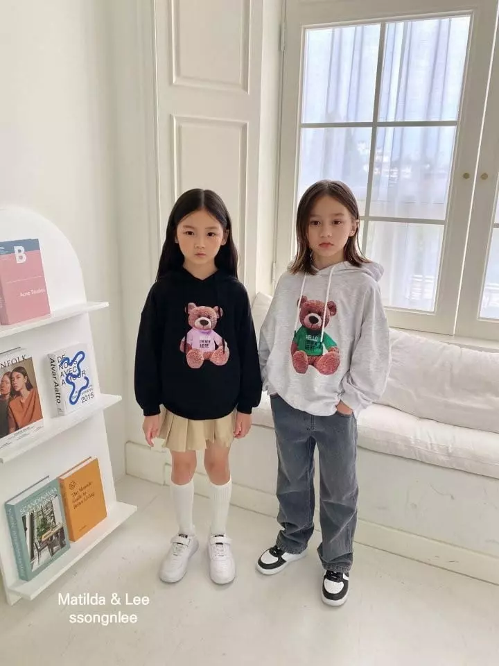 Matilda & Lee - Korean Children Fashion - #fashionkids - Bear Hoody - 6